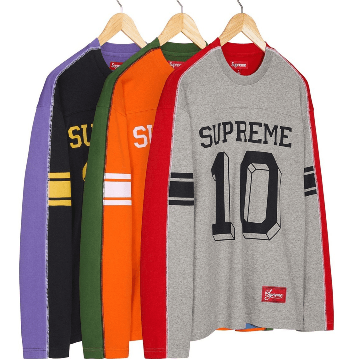 Supreme FW25 Split LS Football Top — фото 6