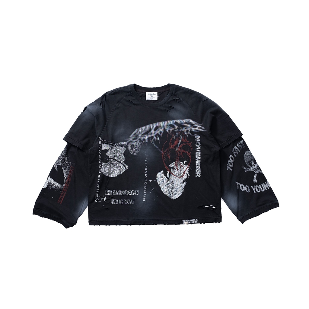 Free World Order Punk Skull Tee — фото 4