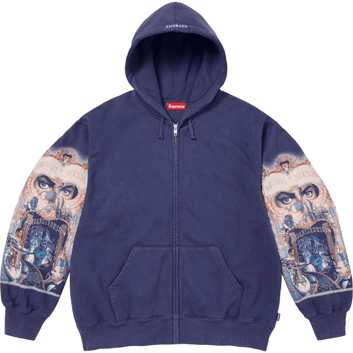 Supreme x Michael Jackson FW25 Dangerous Zip Up Hooded Sweatshirt