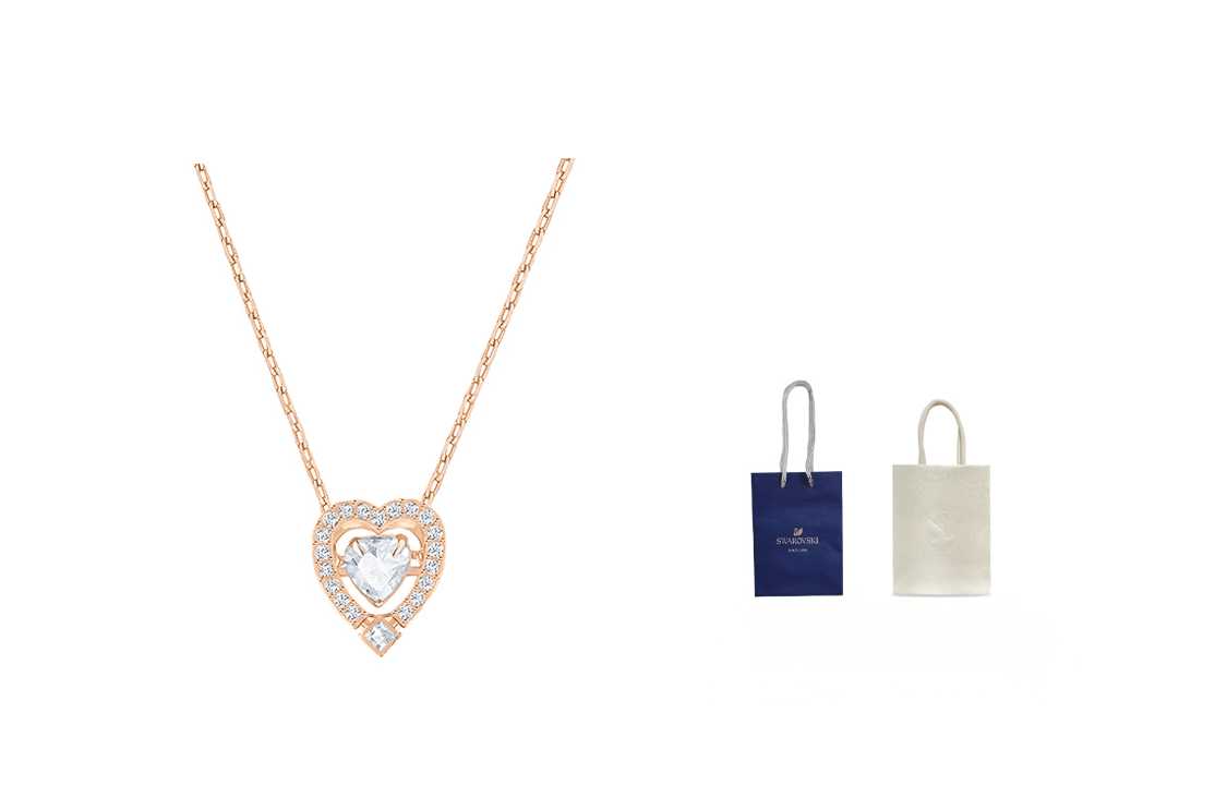 Swarovski Dancing Heart Necklace — фото 2