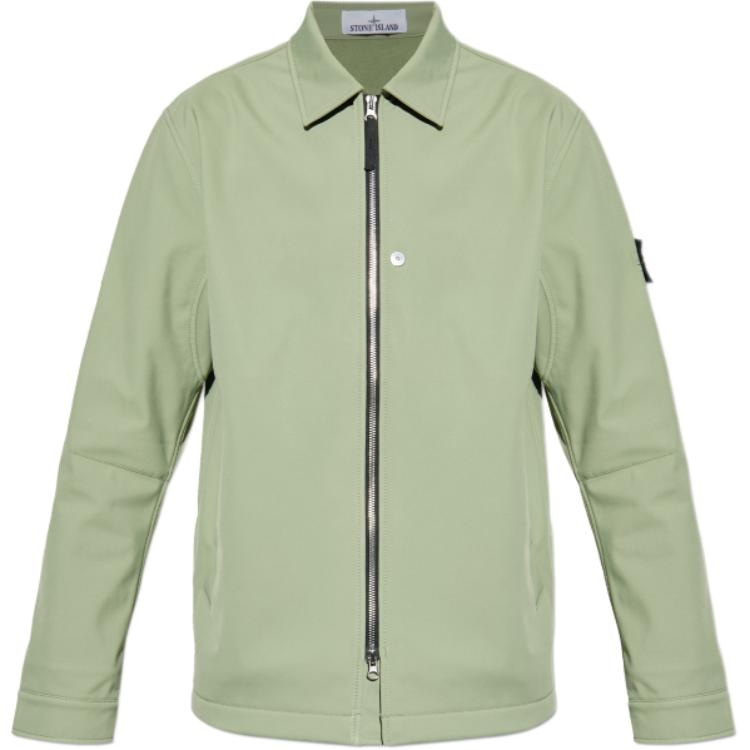 Stone Island Logo Patch Zip Jacket