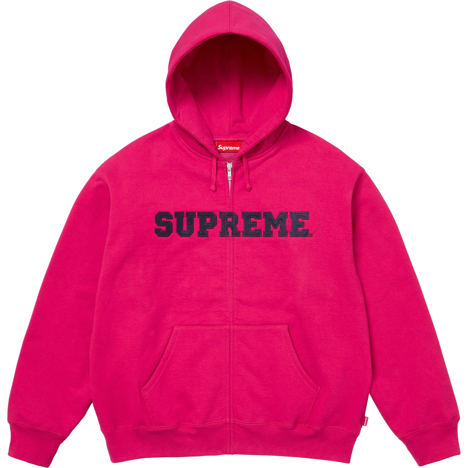 Supreme FW25 Collegiate Zip Up Hooded Sweatshirt — фото 2