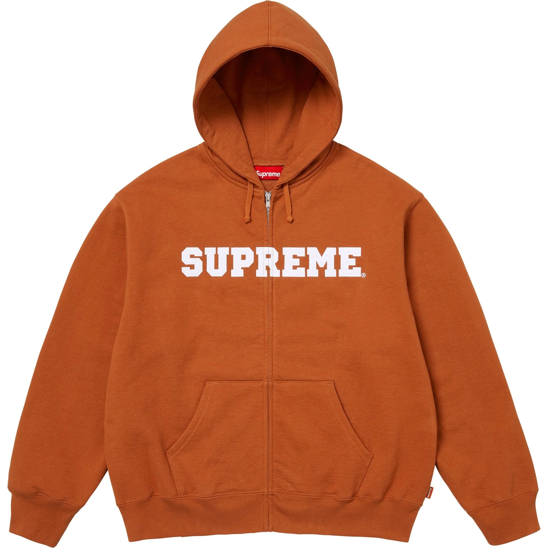 Supreme FW25 Collegiate Zip Up Hooded Sweatshirt — фото 4