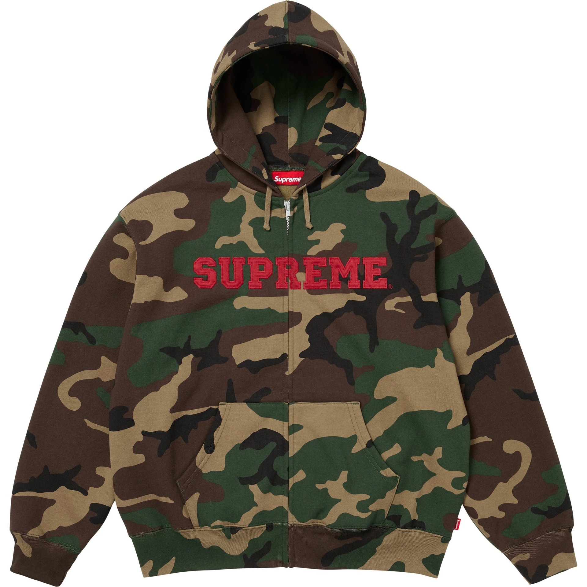Supreme FW25 Collegiate Zip Up Hooded Sweatshirt — фото 5