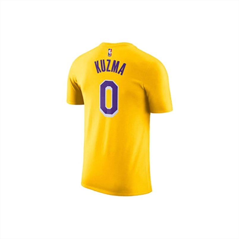 Nike NBA Kuzma Lakers T-Shirt Yellow — фото 1