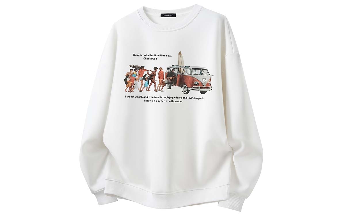 CHARLIE GOLF Logo Pullover Sweatshirt