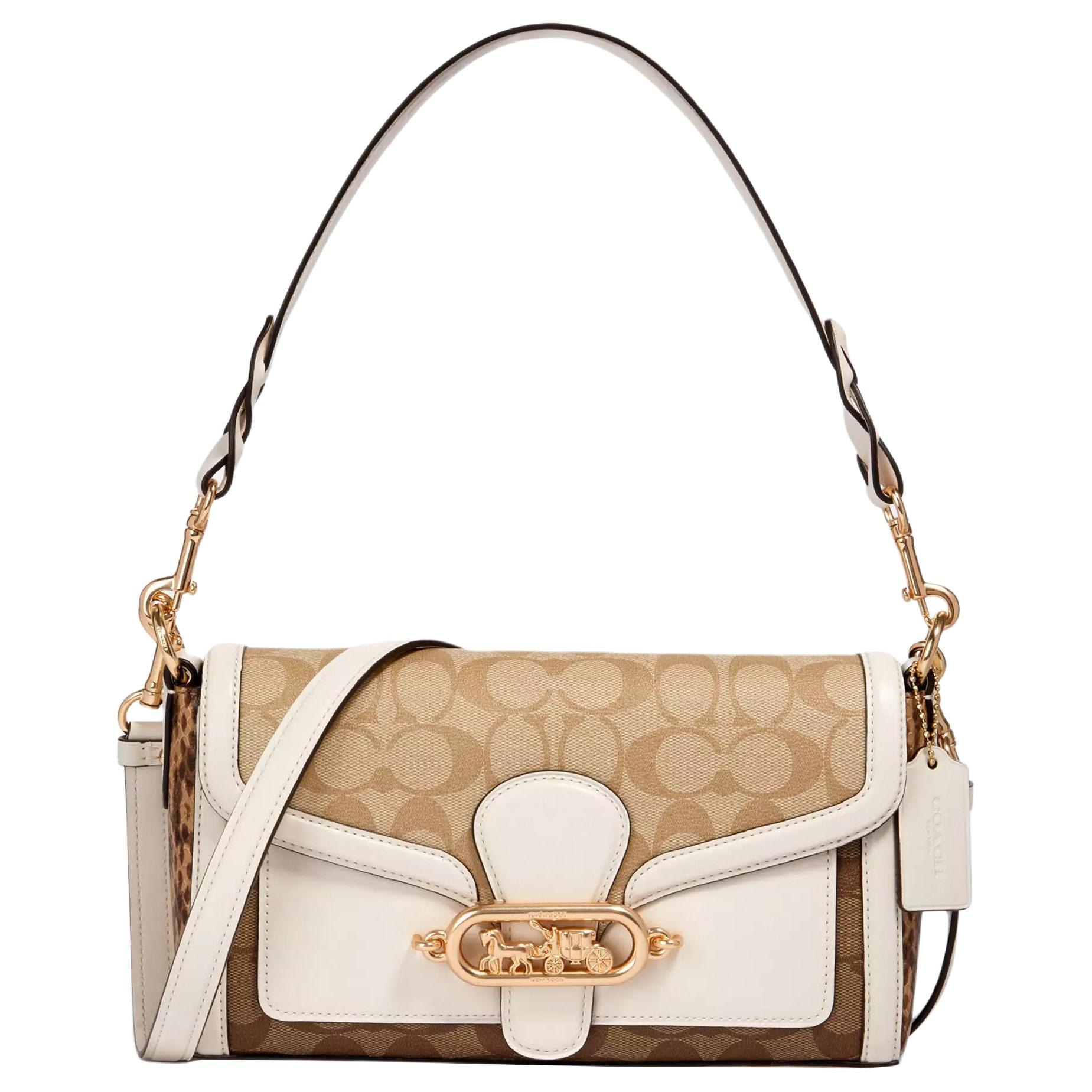 Сумки COACH/蔻驰 COACH Jade 26 Canvas Leather Satchel