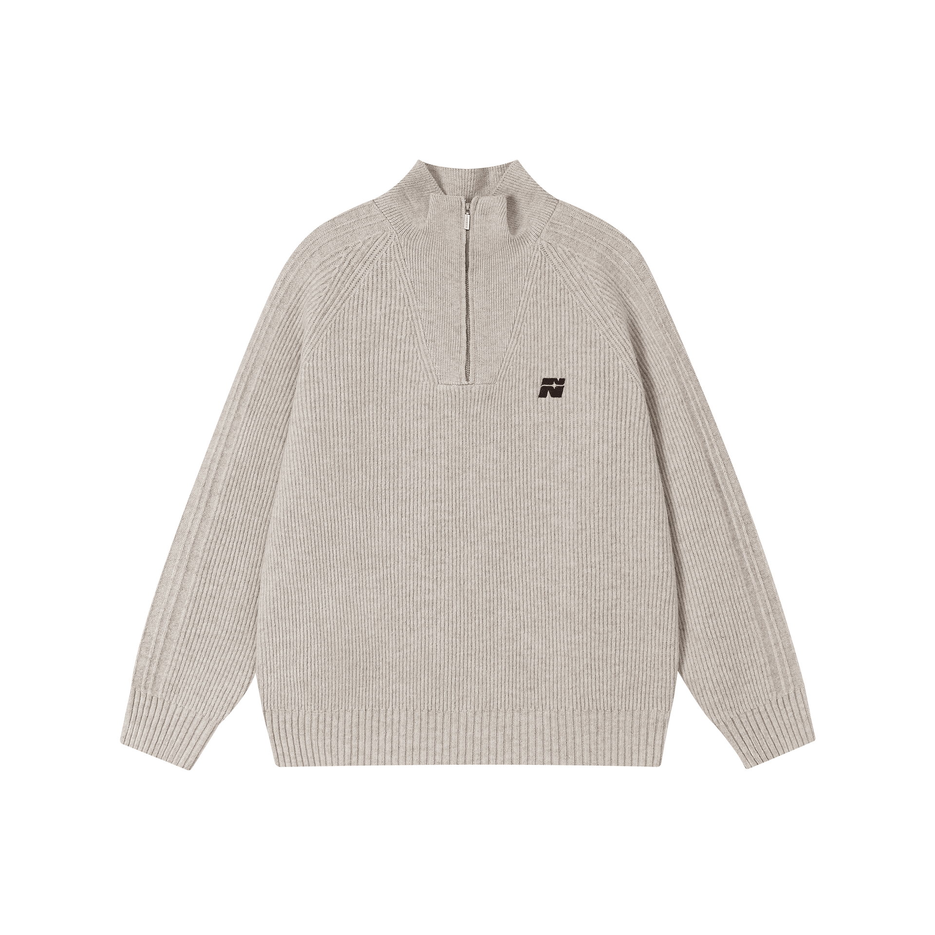 Fornines Wool Blend Half-Zip Sweater — фото 7