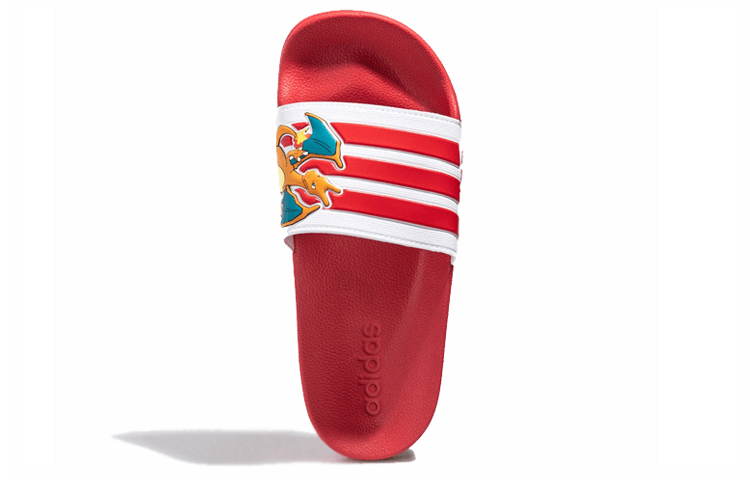 Adidas neo Adilette Shower Red — фото 6