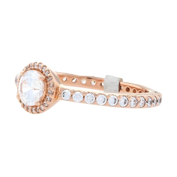 Pandora/潘多拉 Pandora 925 Silver Ring Rose Gold