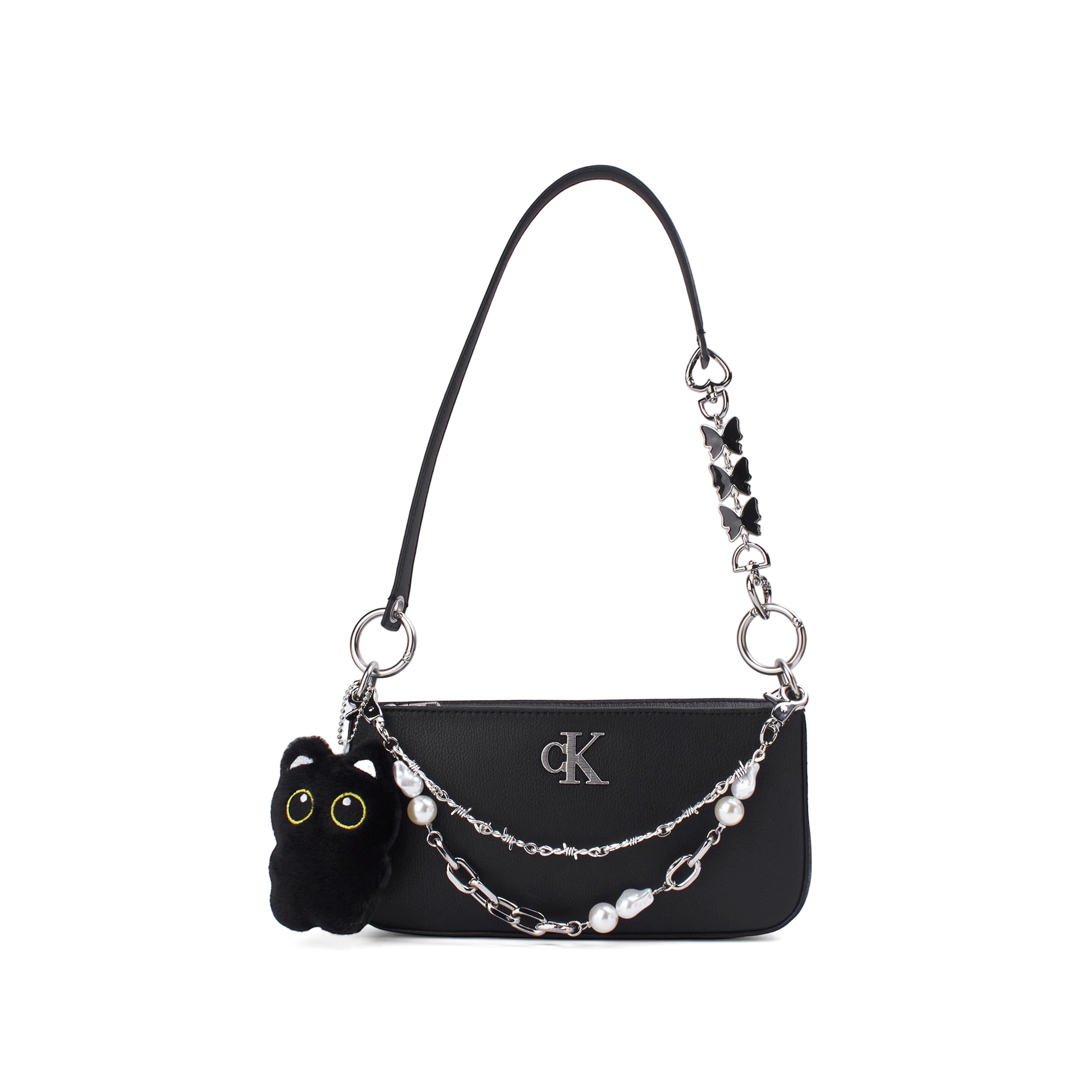 Сумки Calvin Klein Dark Night Butterfly Lock Shoulder Bag