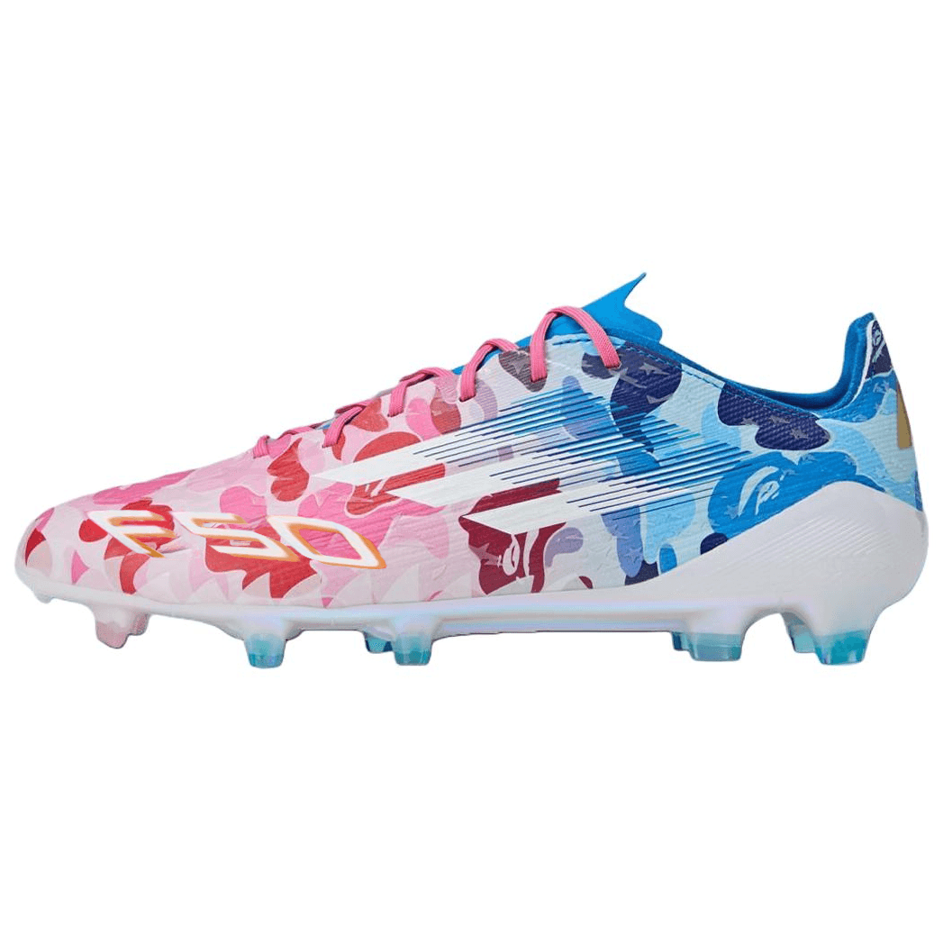 Adidas BAPE x adidas F50 ELITE Pink Blue — фото 6
