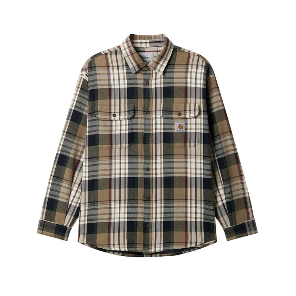 Carhartt WIP Classic Square Logo Plaid Shirt