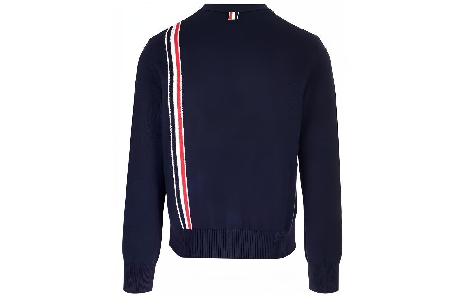 Thom Browne V-Neck Cardigan Blue — фото 7
