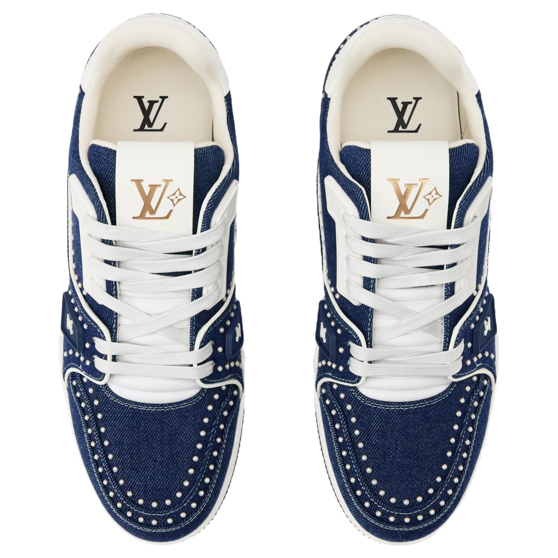 Louis Vuitton Trainer Denim Blue — фото 9
