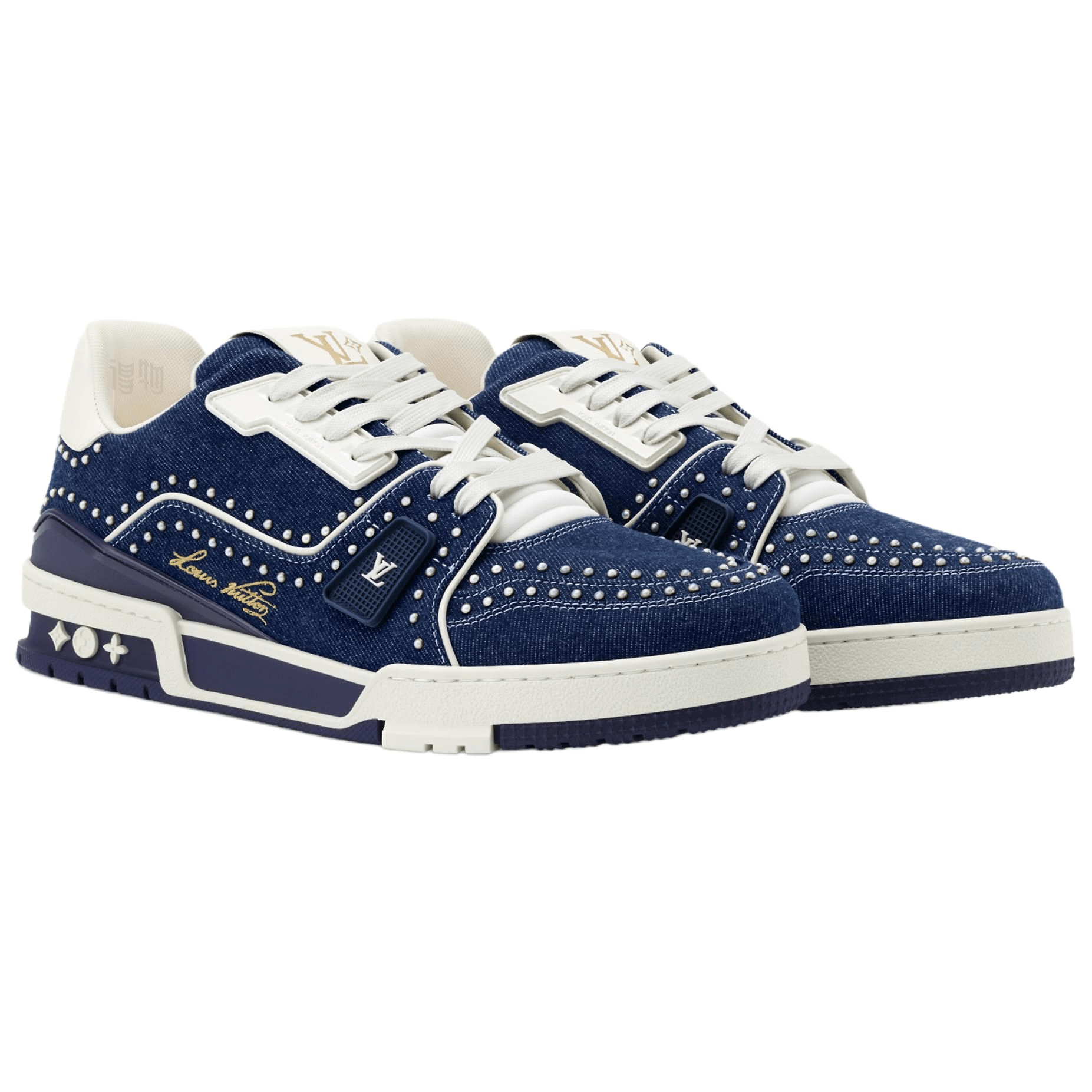 Louis Vuitton Trainer Denim Blue — фото 8