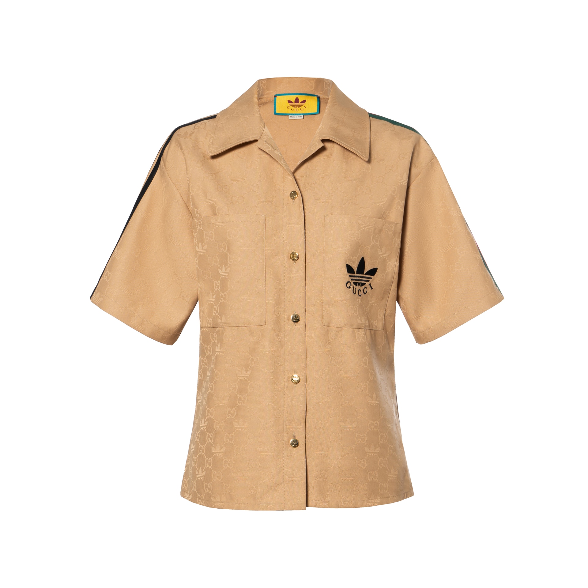 GUCCI/古驰 Gucci x Adidas SS22 Short Sleeve Shirt