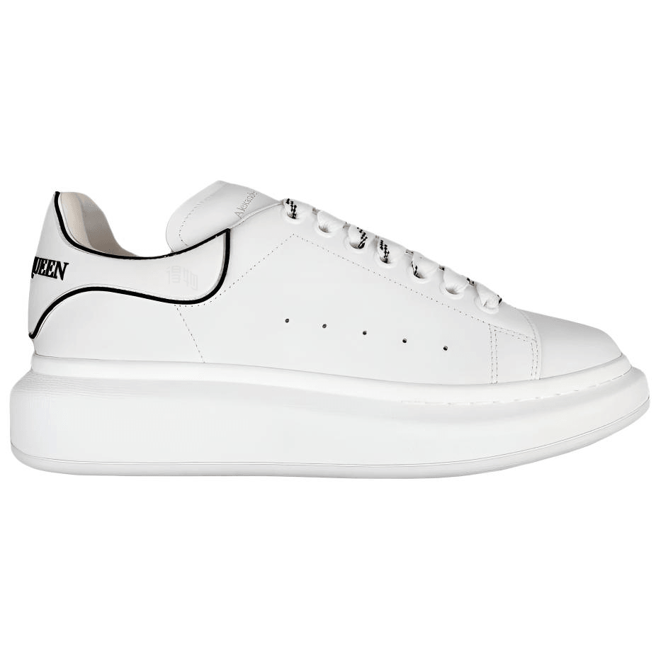Alexander McQueen Leather Sneakers White — фото 7