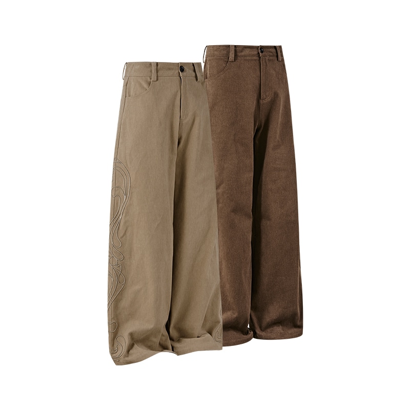 Kreate Reincarnation Totem Embroidered Wide Leg Pants — фото 4