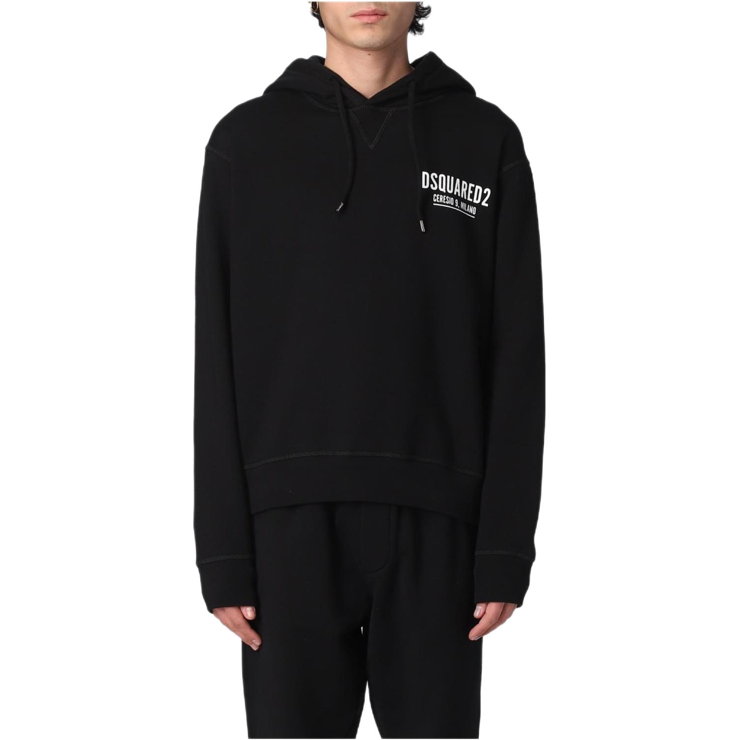 DSQUARED 2 DSQUARED2 Logo Hoodie Black