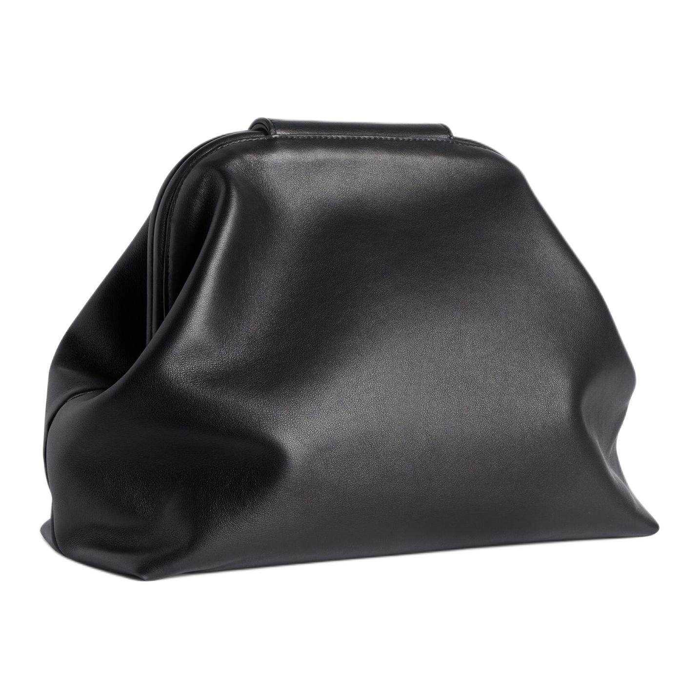 Balenciaga Medium Leather Tote Black Gold Hardware — фото 2