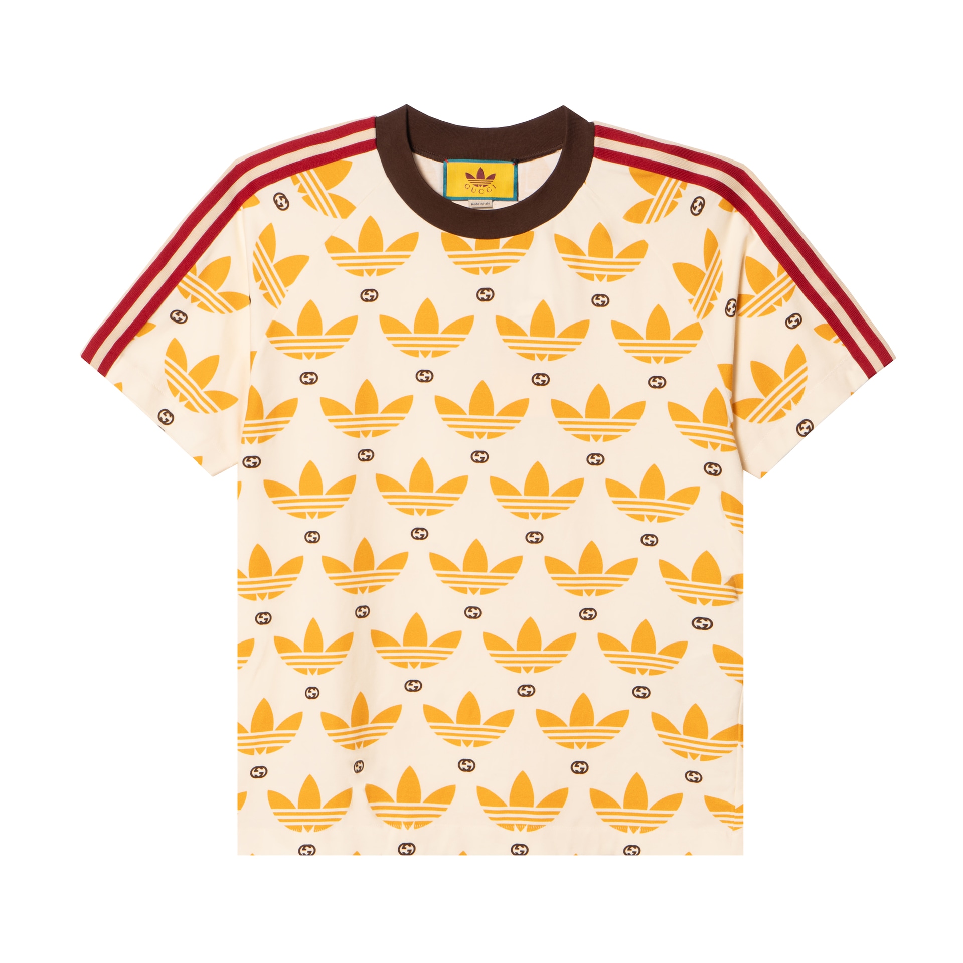 GUCCI/古驰 Gucci x adidas Logo T-Shirt Yellow