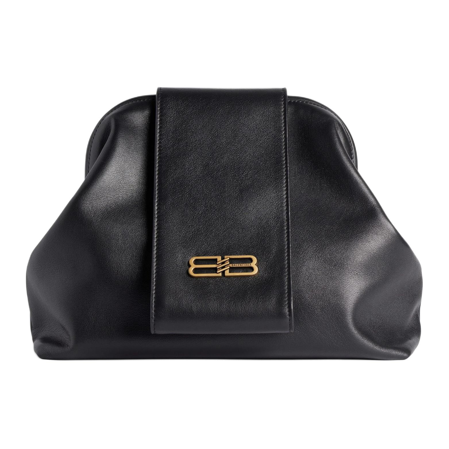 Сумки Balenciaga Medium Leather Tote Black Gold Hardware