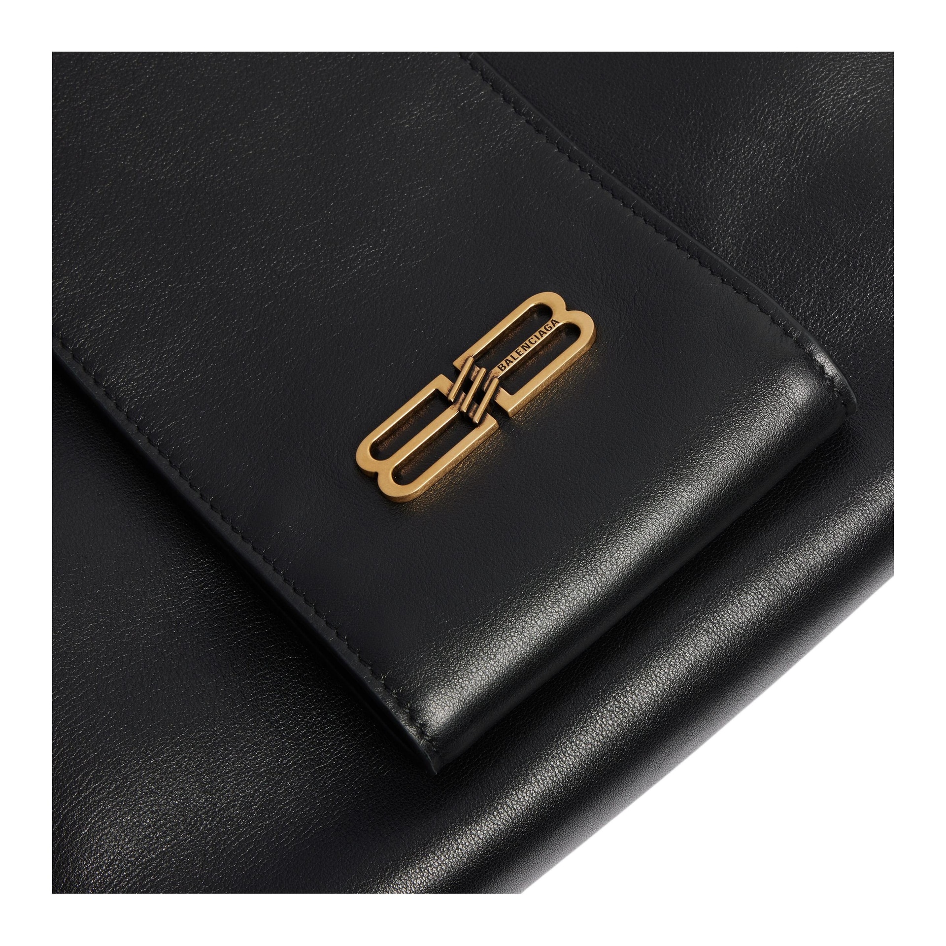 Balenciaga Medium Leather Tote Black Gold Hardware — фото 5