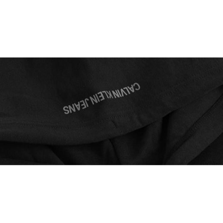 Calvin Klein Logo Hoodie Black — фото 4