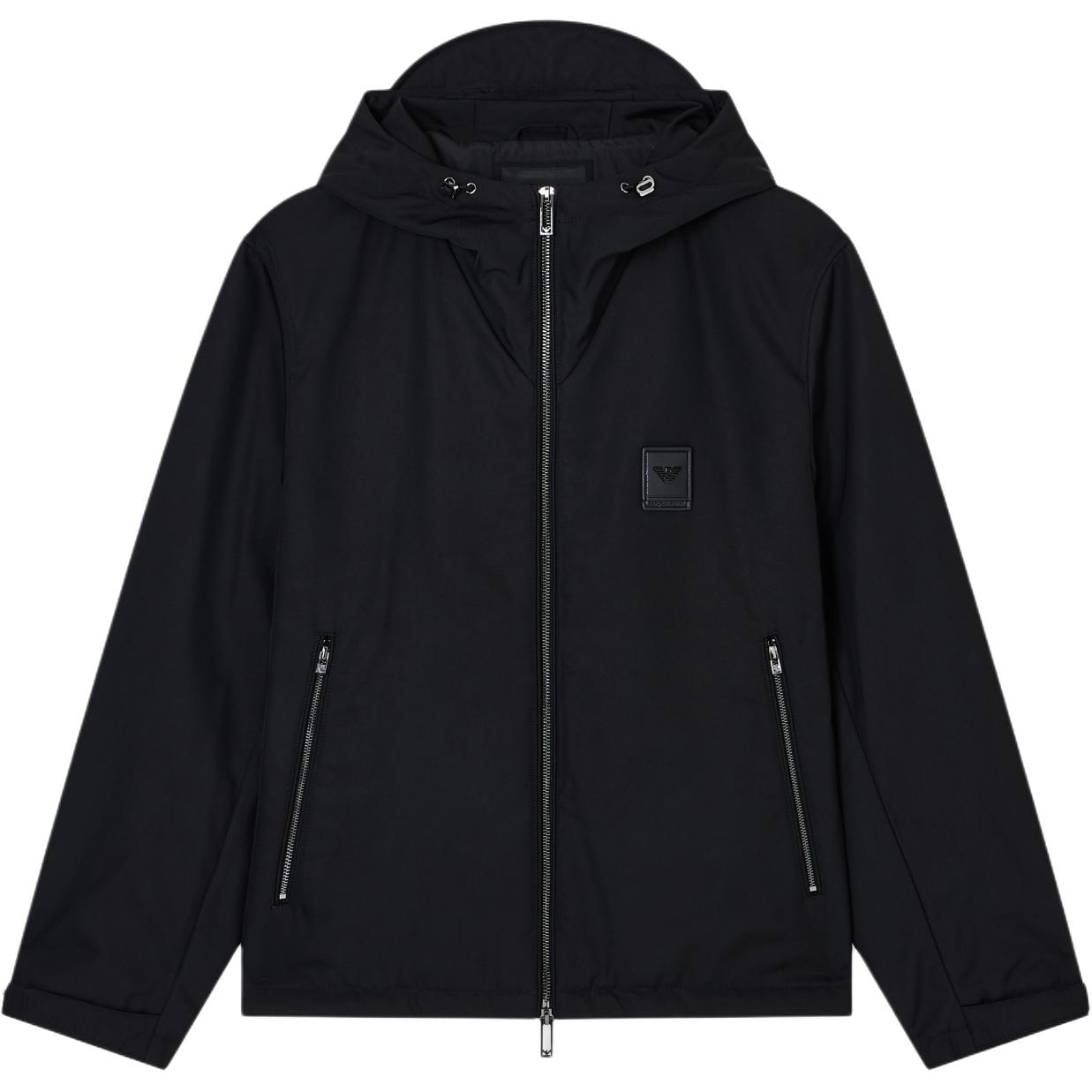 EMPORIO ARMANI/阿玛尼 Emporio Armani Hooded Zip Cotton Jacket