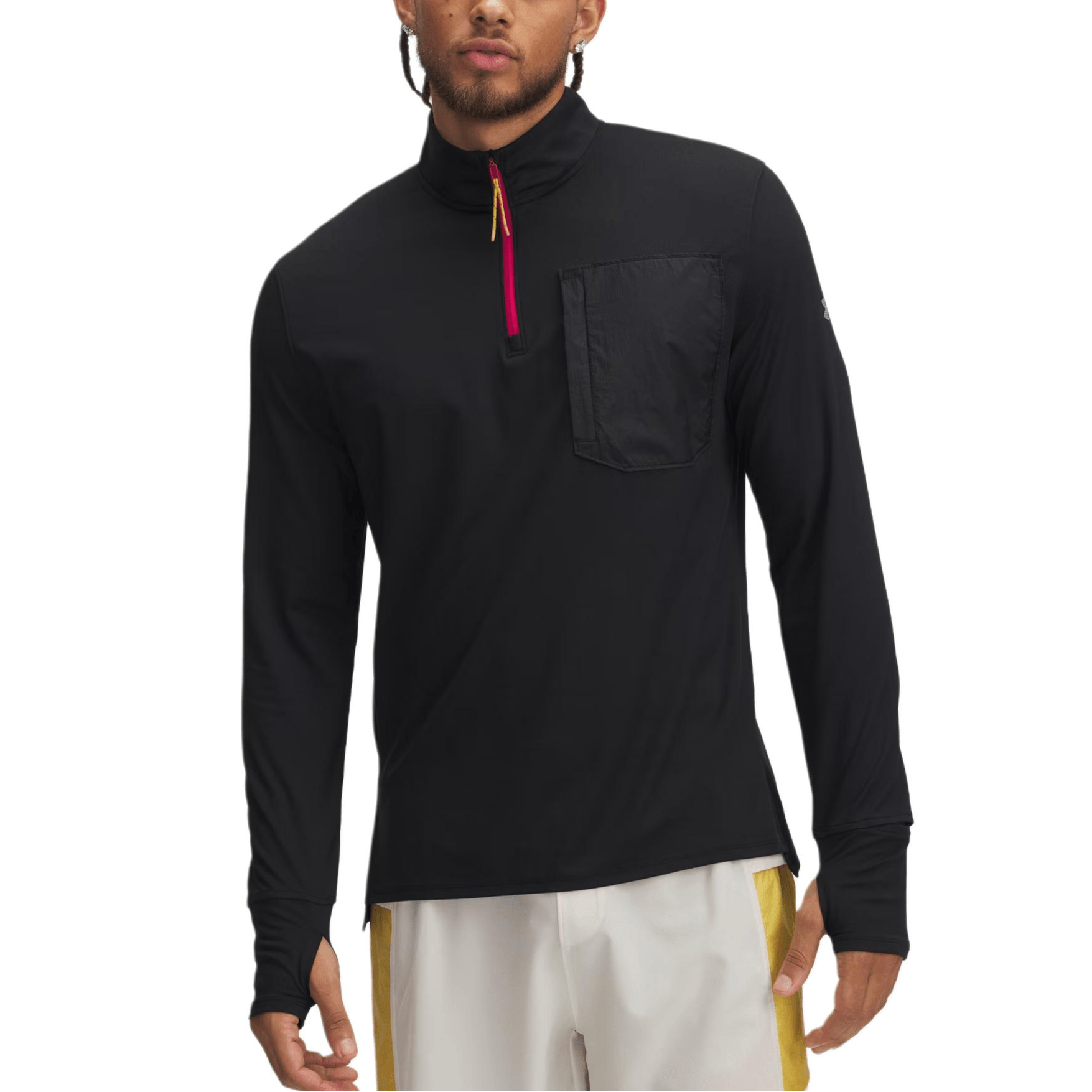 Футболка Under Armour Launch Trail Long Sleeve Tee Black