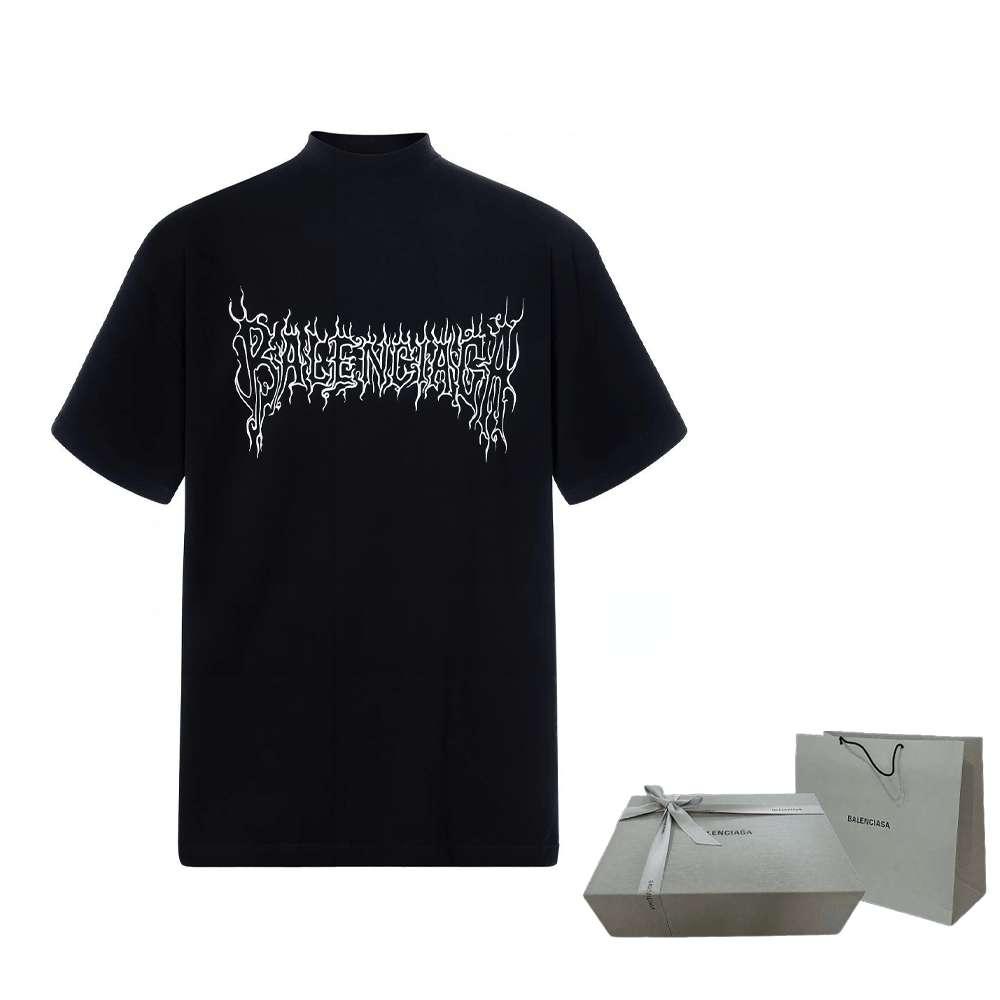 Balenciaga FW23 Black T-Shirt — фото 4