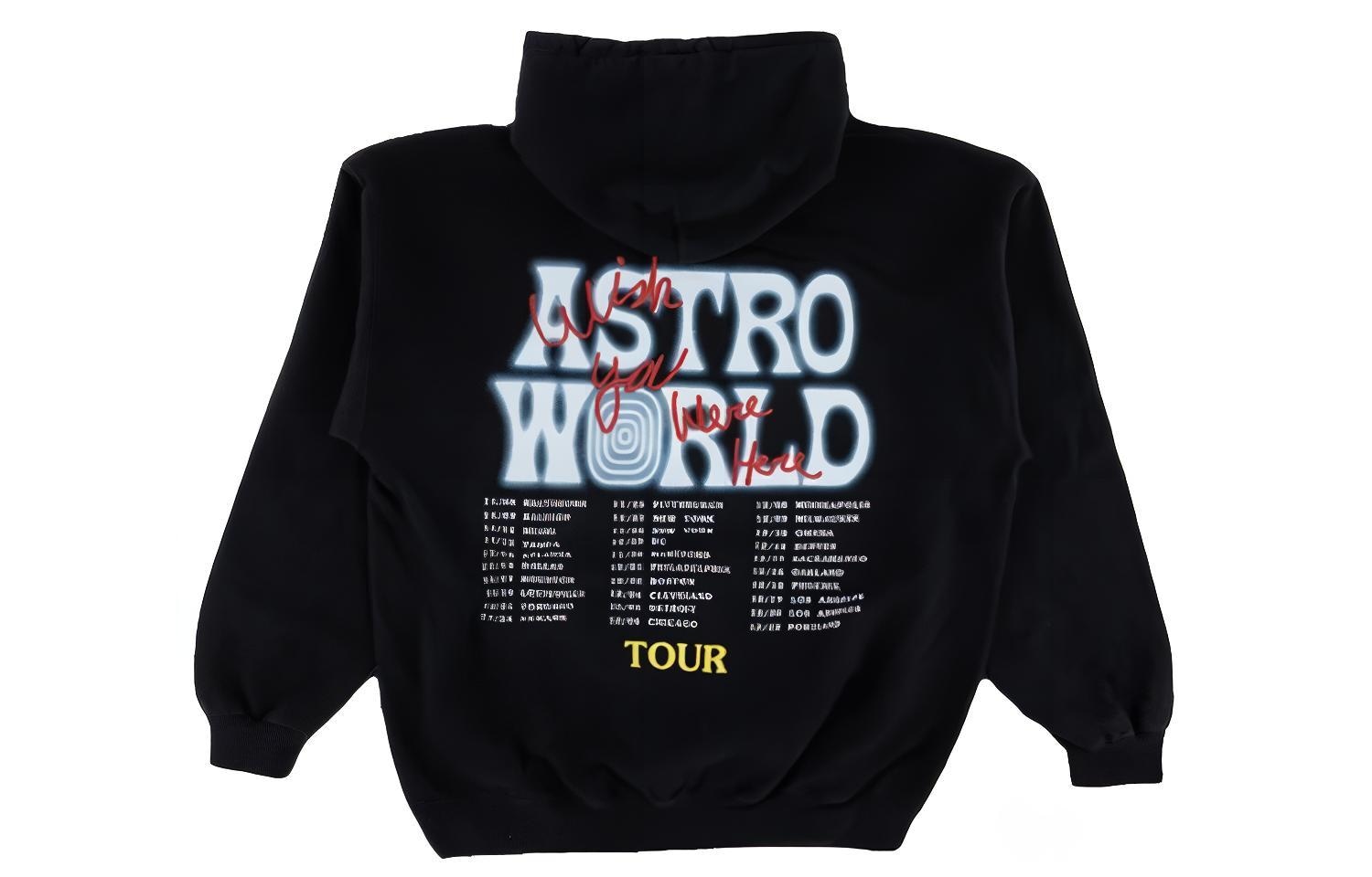 Travis Scott Cactus Jack Astro World Hoodie Black — фото 1