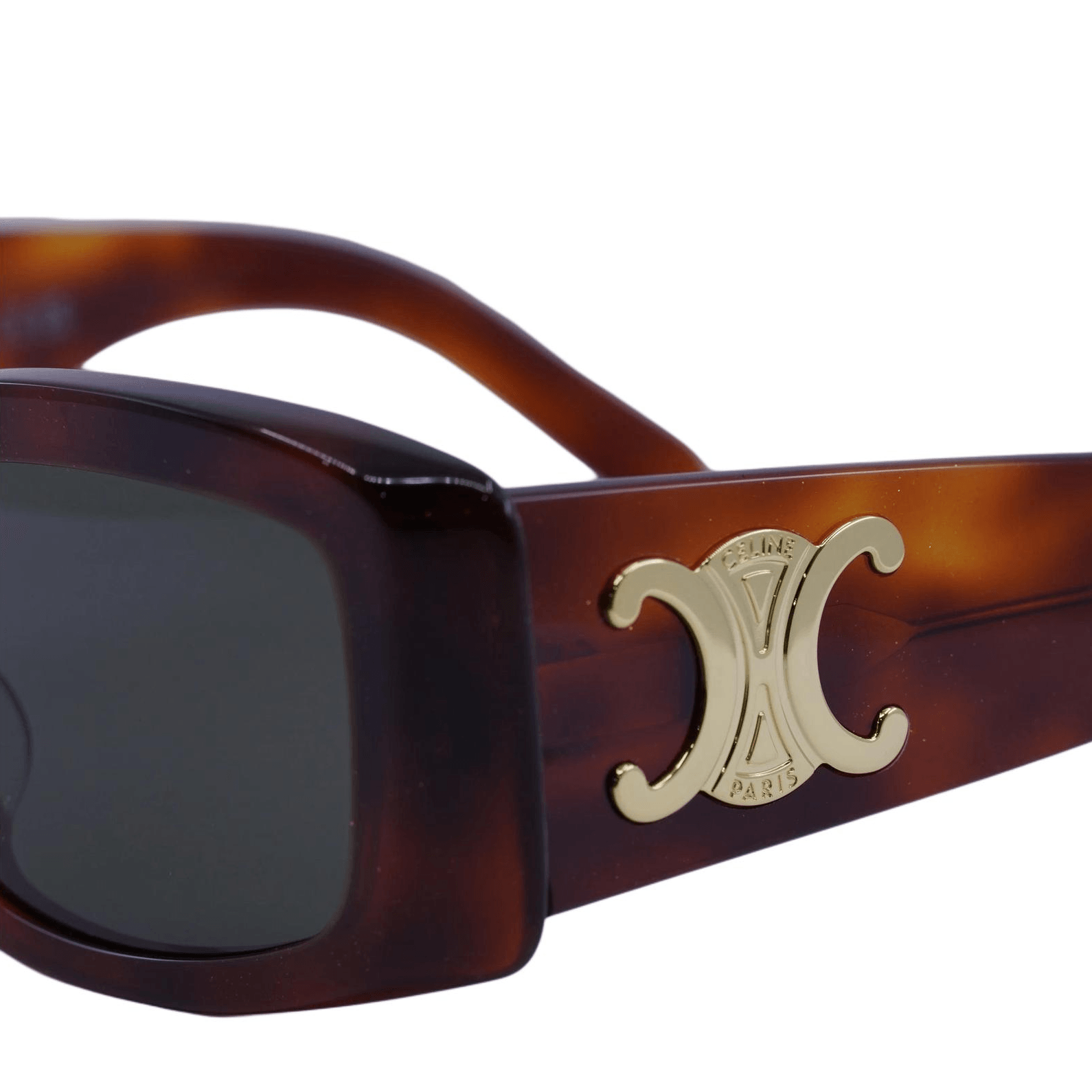 Celine Square Sunglasses Tortoise — фото 3