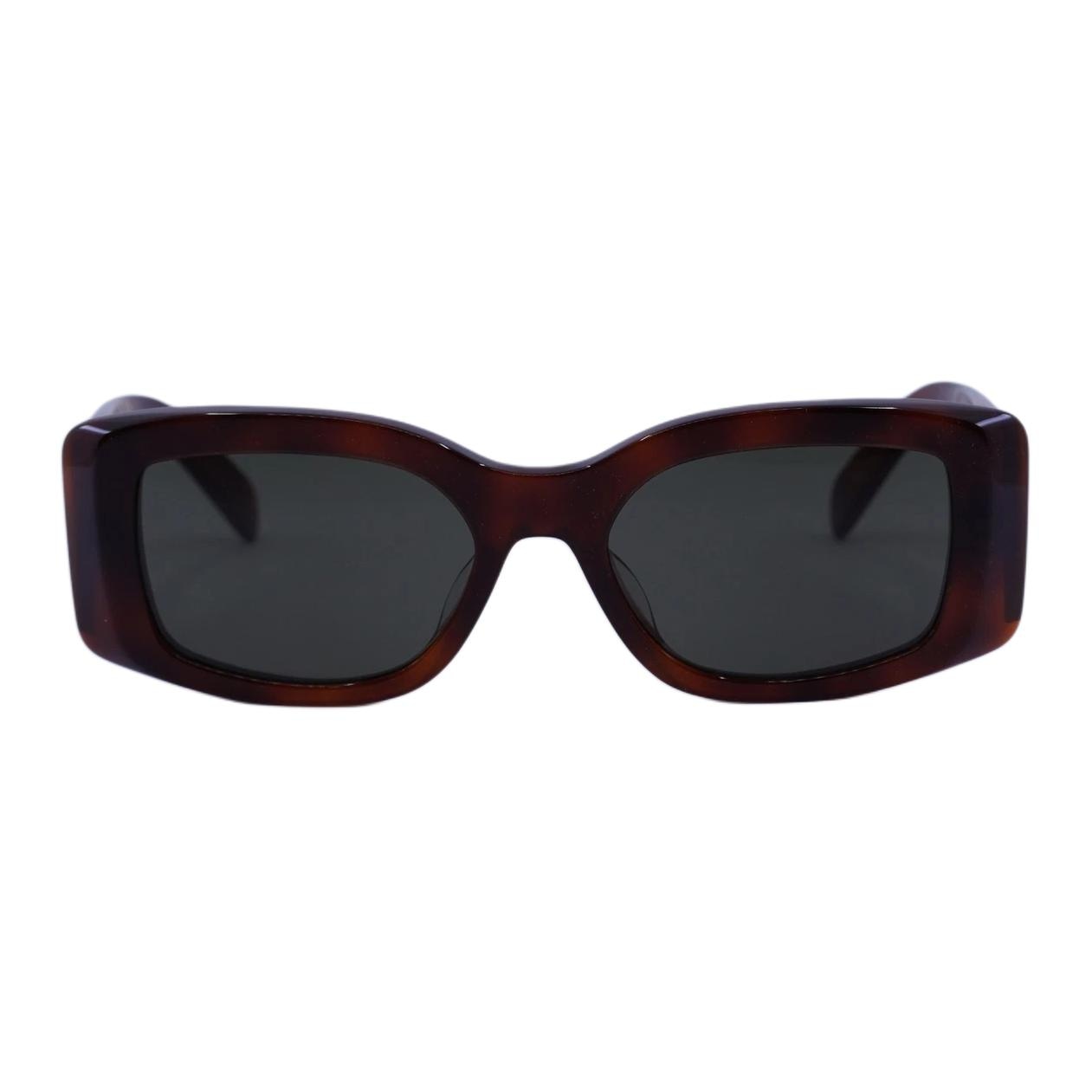 Celine Square Sunglasses Tortoise — фото 1