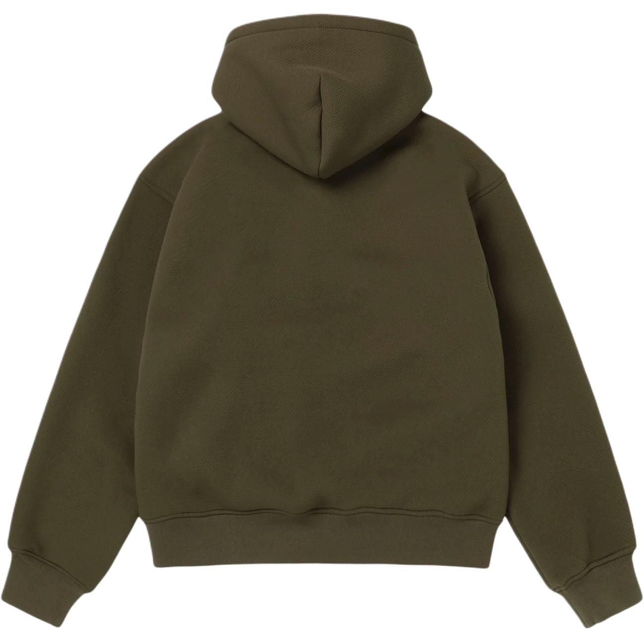 Stussy FW25 FW25 BONDED SHERPA HOODIE logo — фото 1
