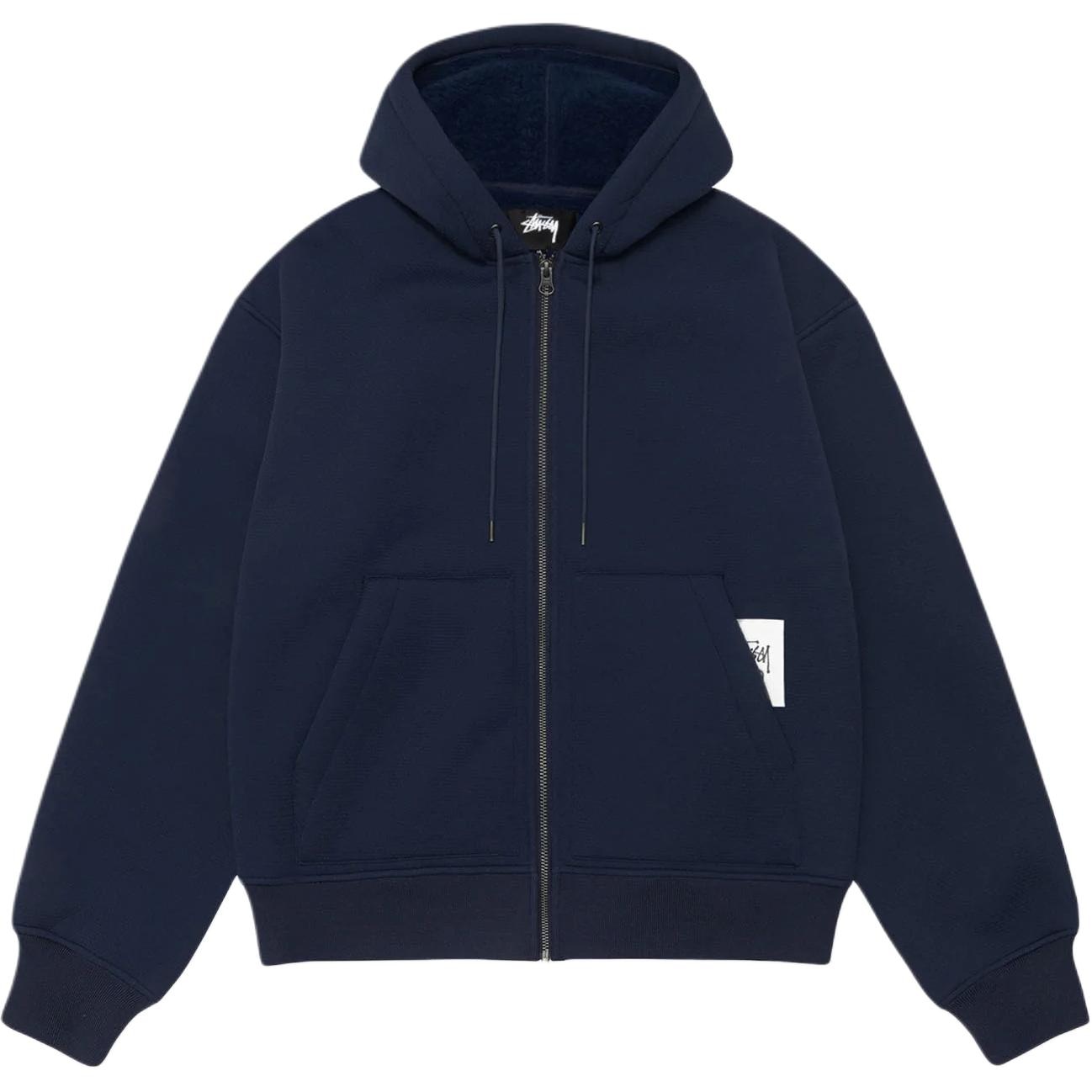Stussy FW25 FW25 BONDED SHERPA HOODIE logo — фото 9