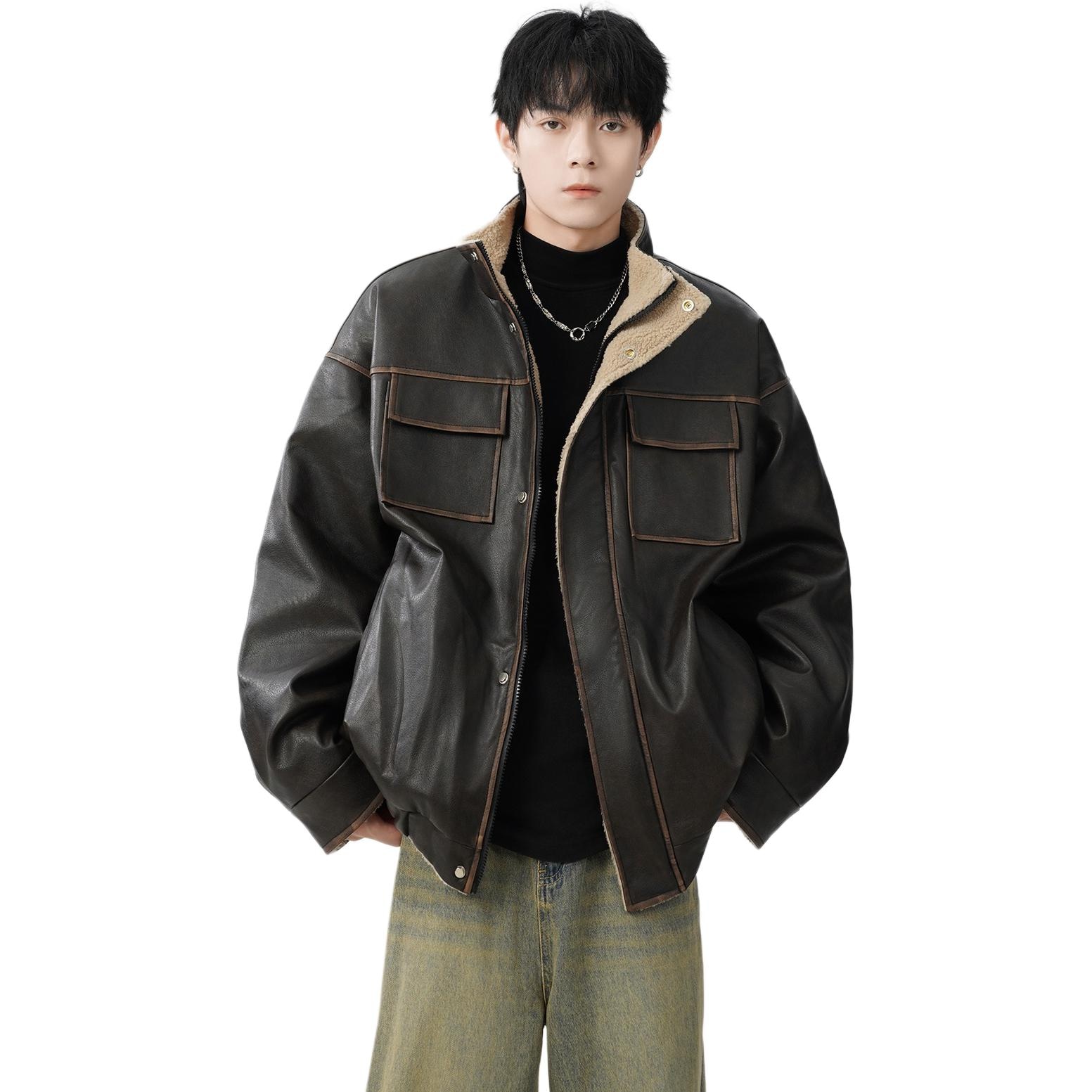 BLACK AT Vintage Workwear Cotton Jacket