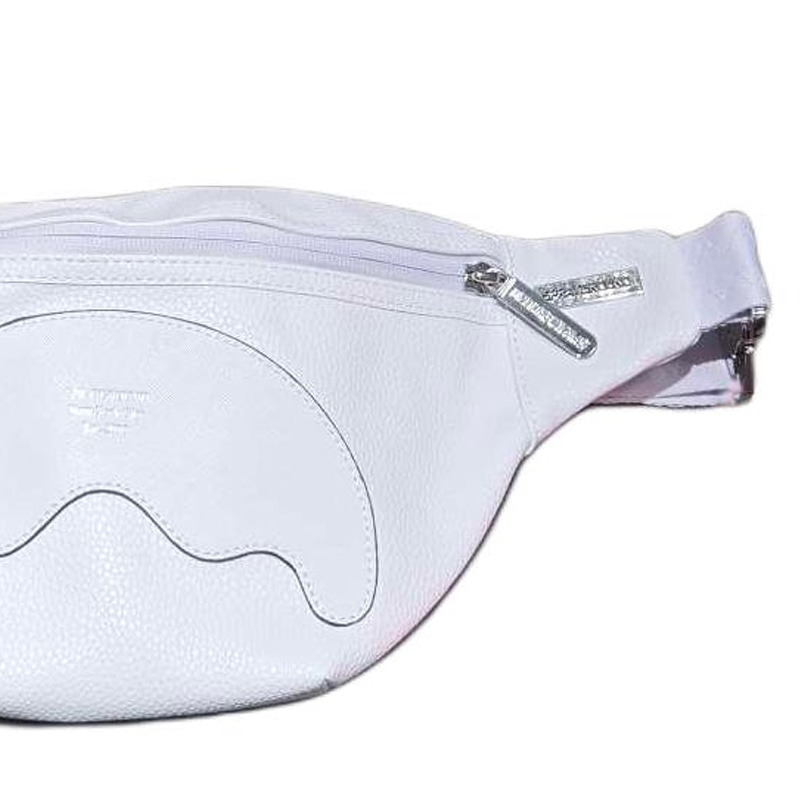 Sprayground Logo PVC Waist Bag White — фото 7