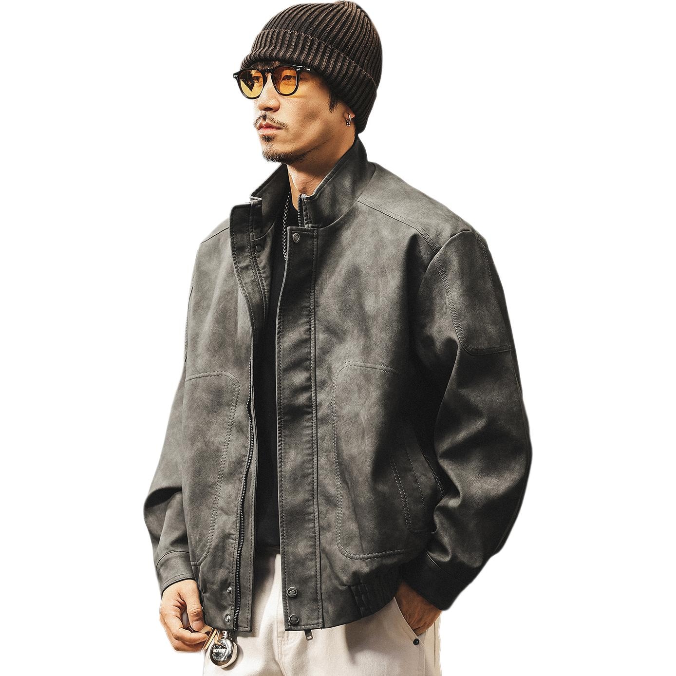 杰雷诺 Jayleno PU Jacket
