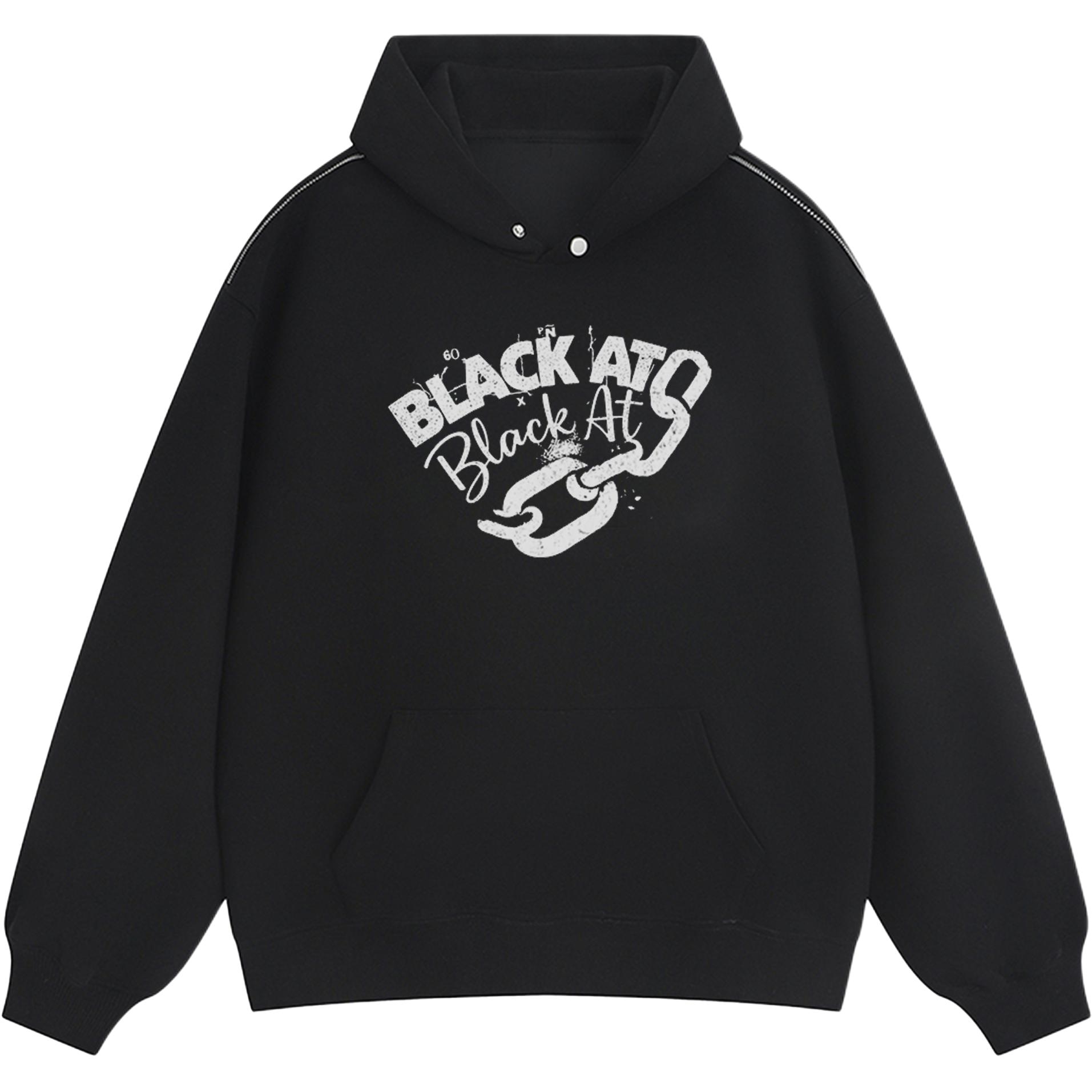 BLACK AT LOGO