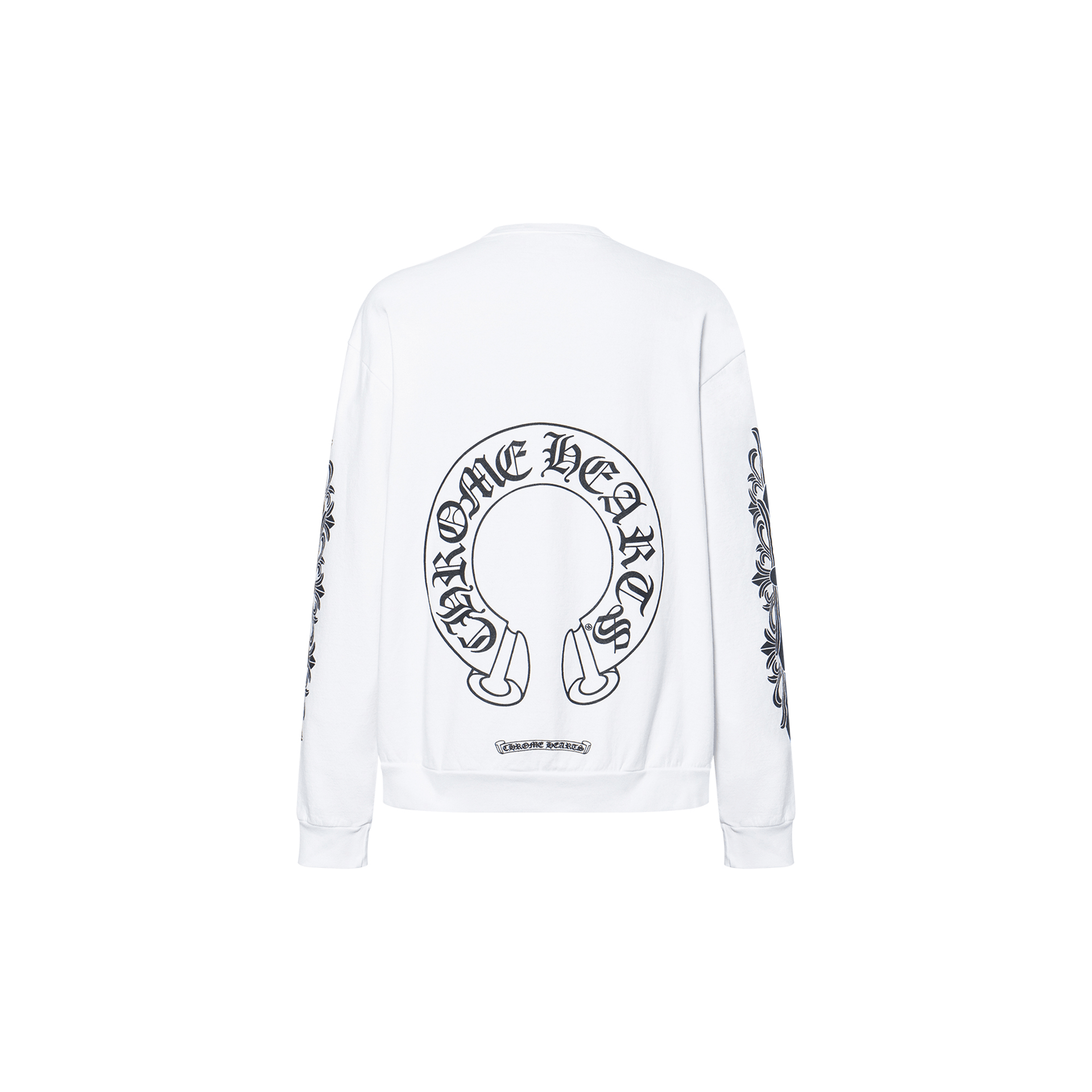 Chrome Hearts Logo Crewneck Sweatshirt White — фото 1