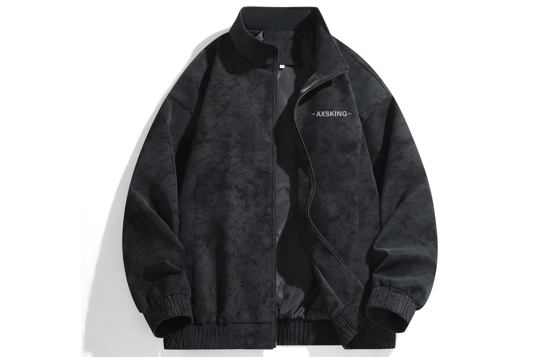 A.X.S.K Vintage Starry Glow Letter Jacket