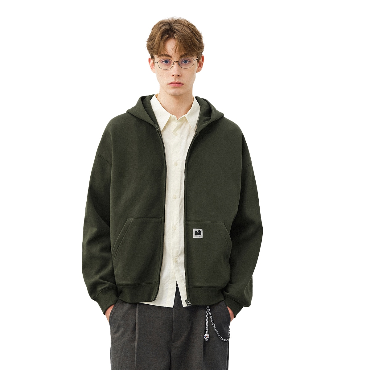 714STREET Basic Hoodie Fleece