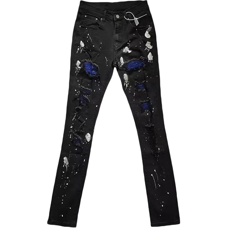 PWUE Vibe Ink Splash Slim Jeans