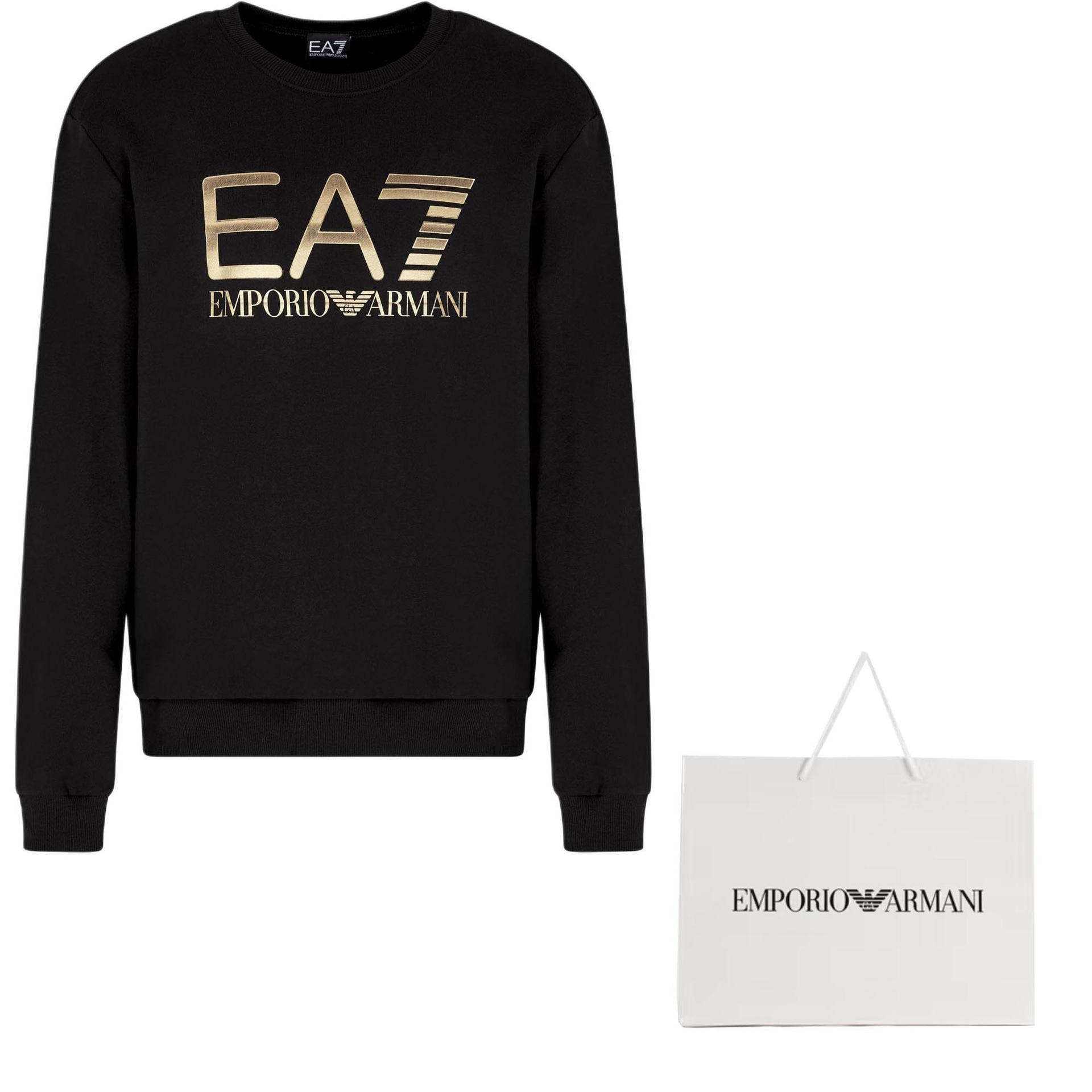 Emporio Armani EA7 Oversized Logo Crewneck Sweatshirt — фото 5