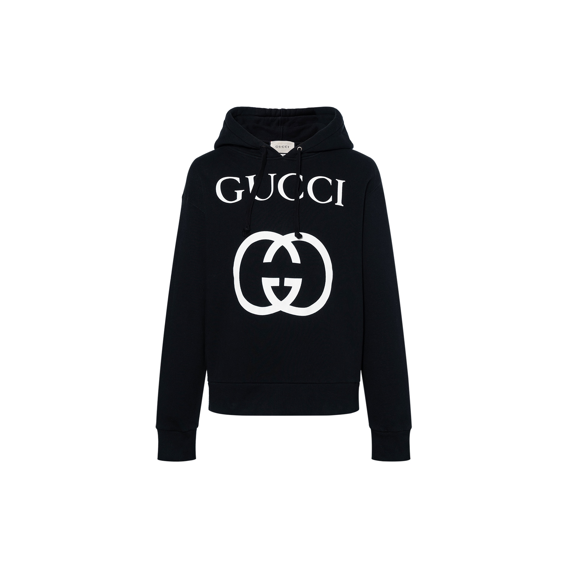 Худи Gucci Logo Hoodie Black