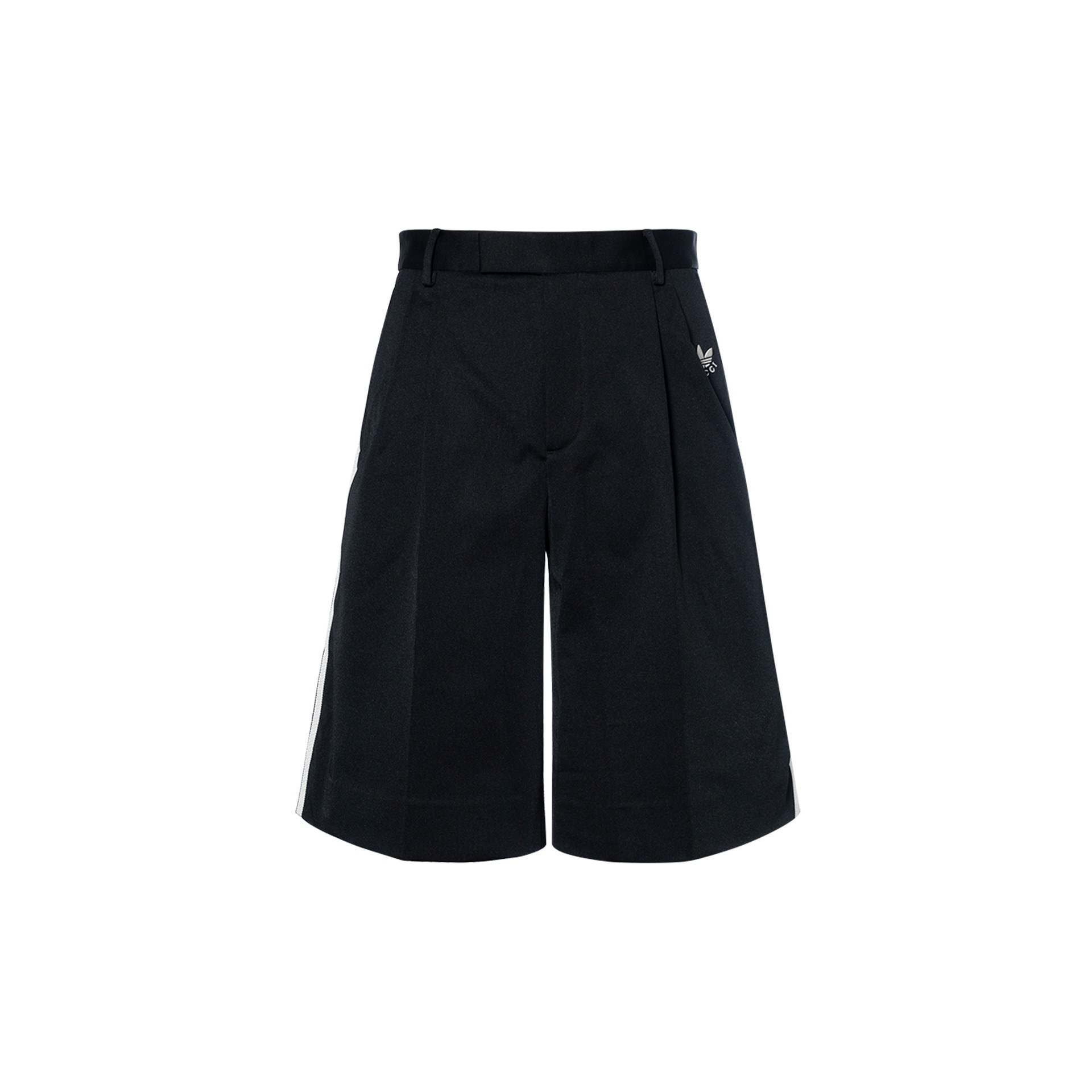 Брюки Gucci x adidas Logo Stripe Shorts Black