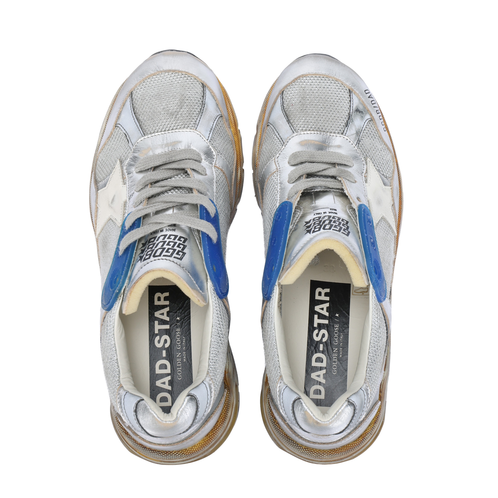 Golden Goose Dad-Star Silver Brown — фото 2