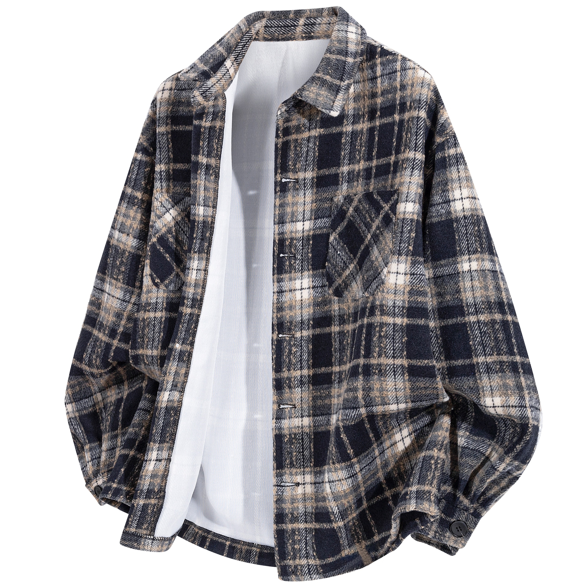 HYPASCENT Lazy Retro Plaid Jacket